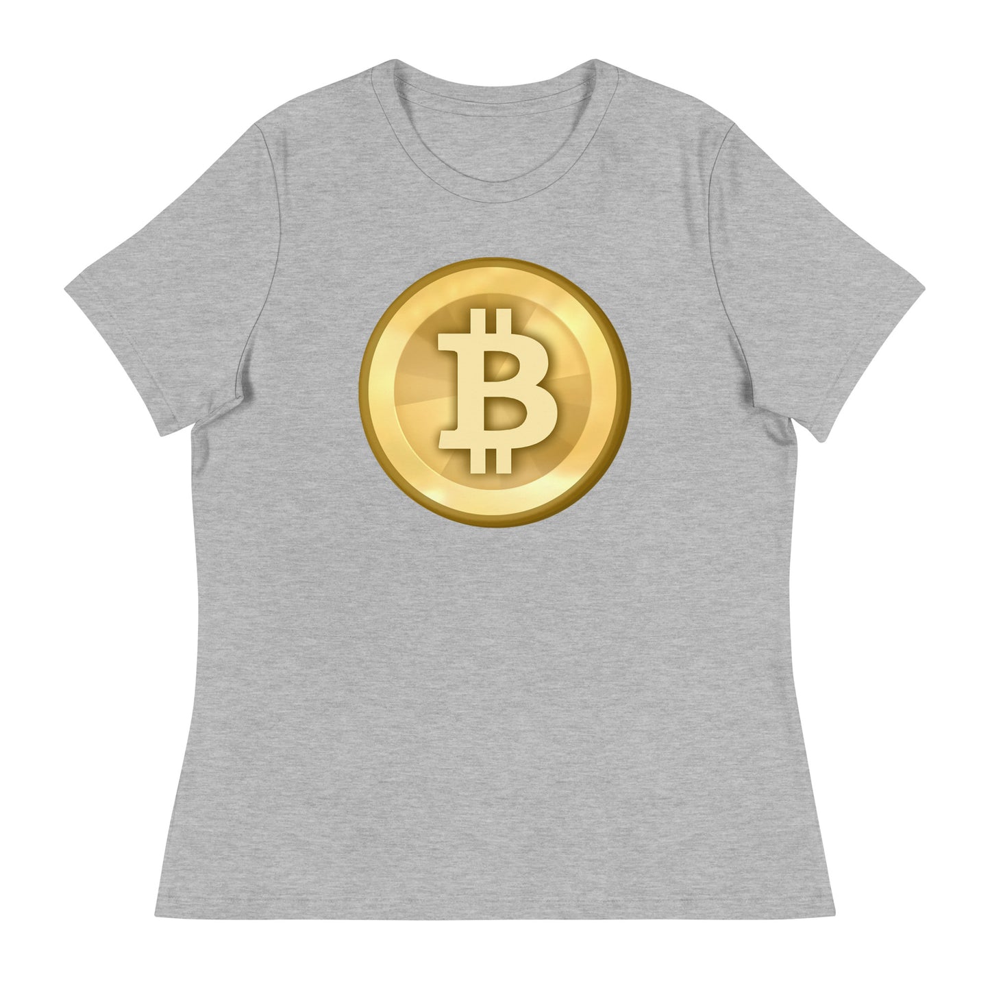 Women’s Bitcoin Logo fitted t-shirt