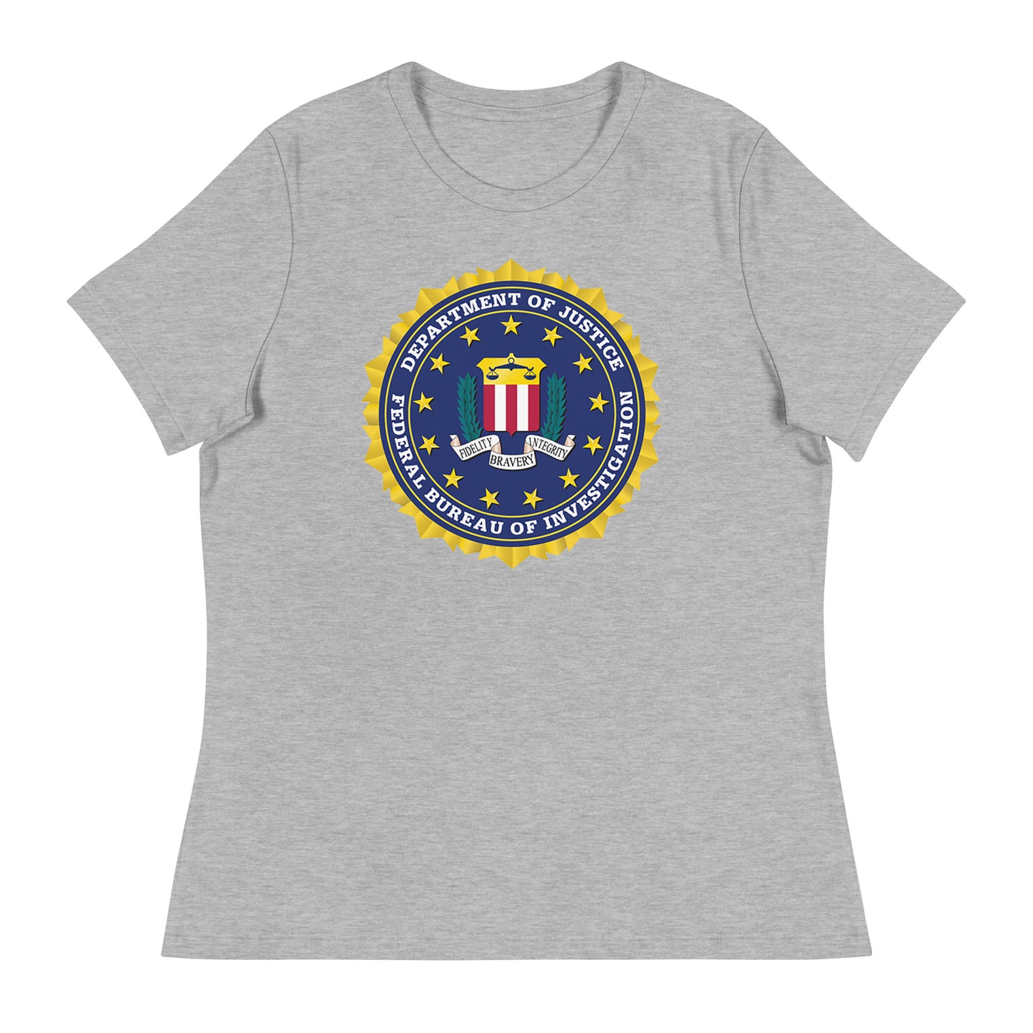 Women’s FBI fitted t-shirt