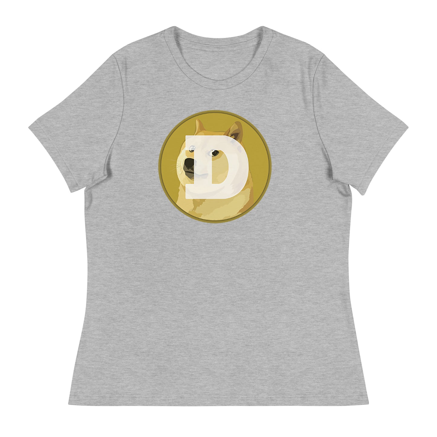 Women’s Dogecoin fitted t-shirt