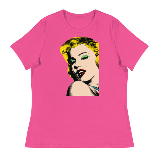 Women’s Warhol Marylin Monroe fitted t-shirt