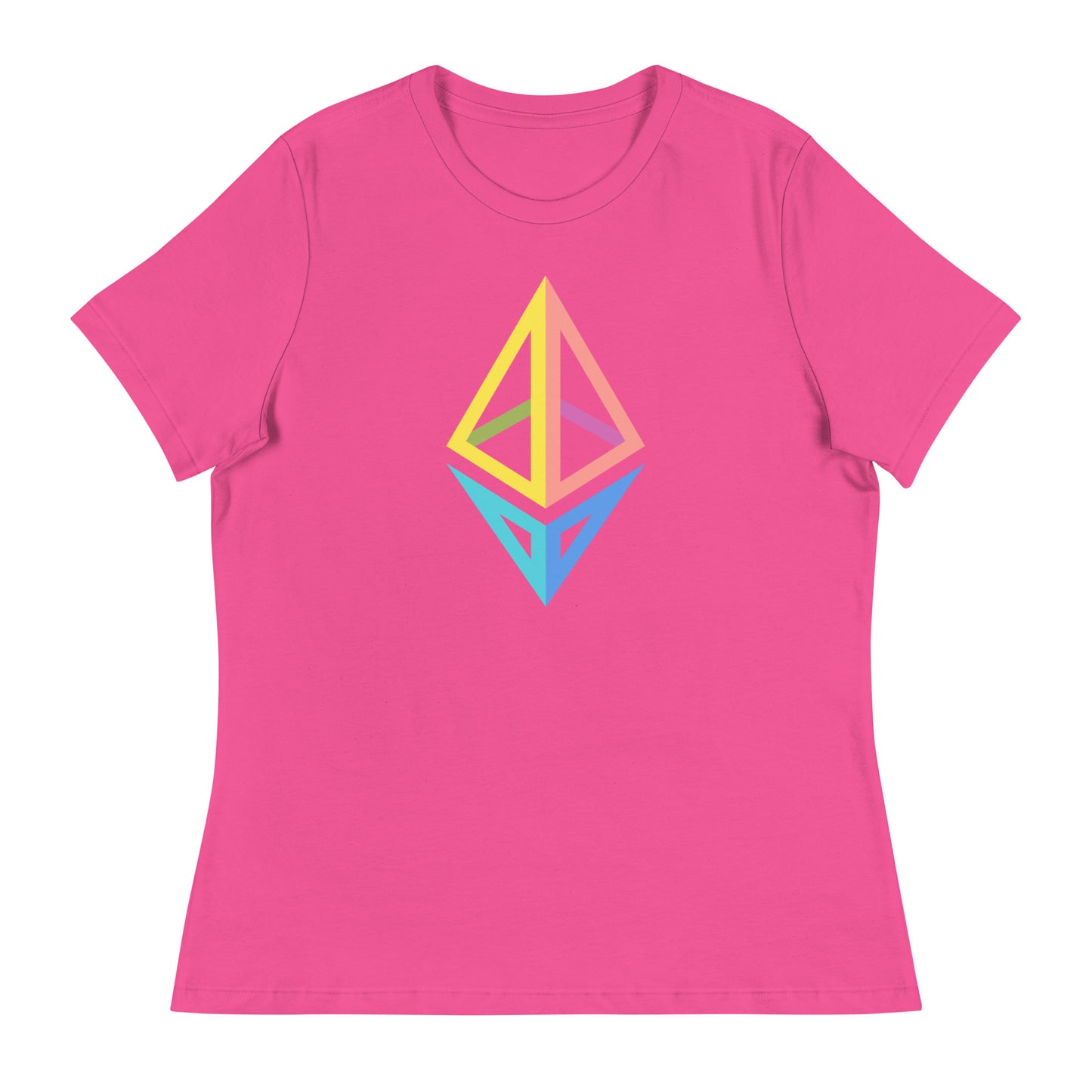 Women’s Ethereum fitted t-shirt