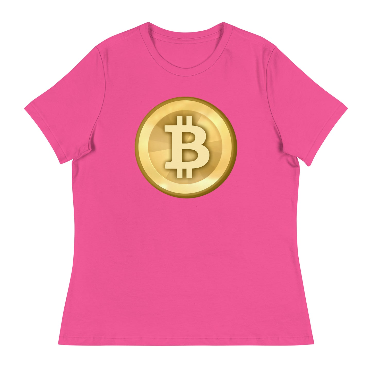 Women’s Bitcoin Logo fitted t-shirt