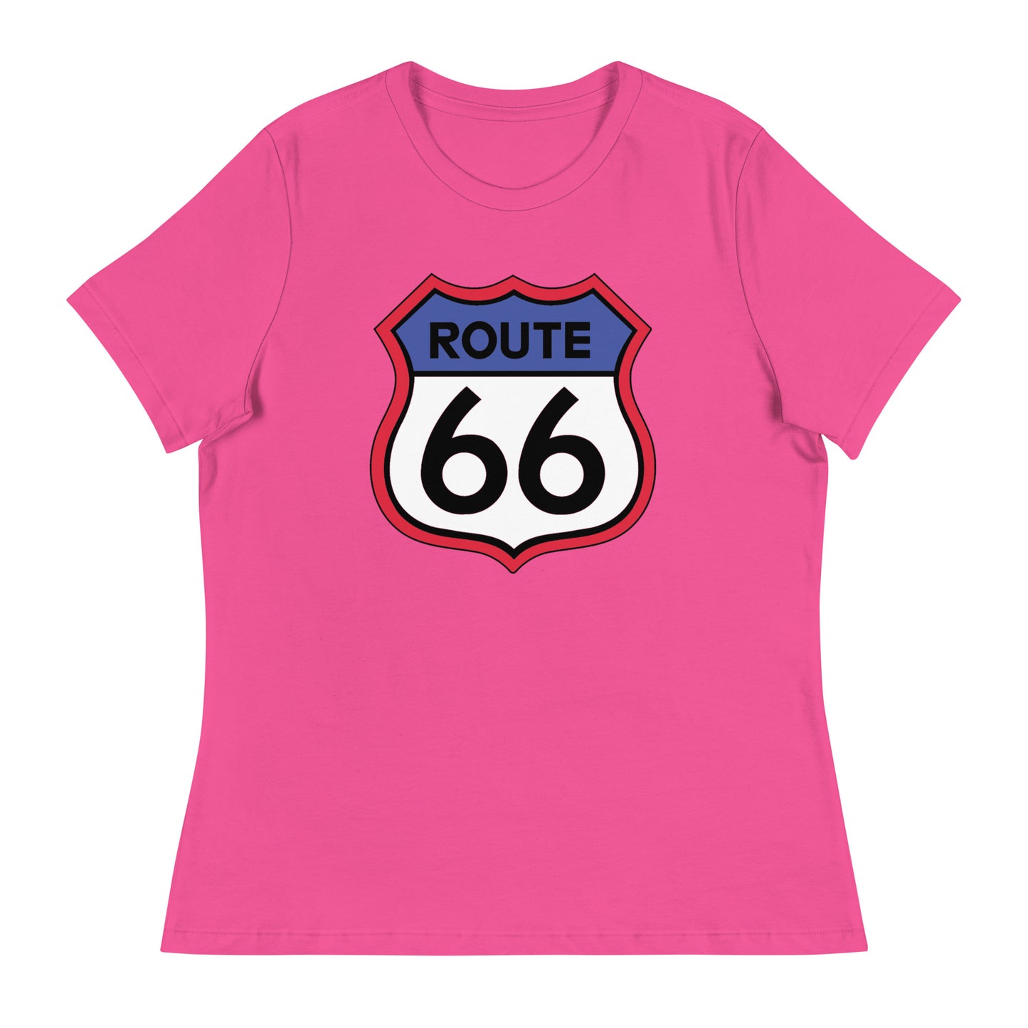 Women’s Route 66 fitted t-shirt