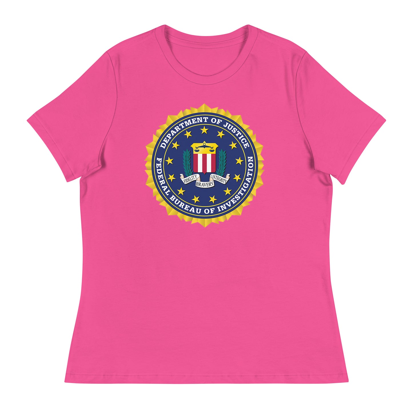 Women’s FBI fitted t-shirt