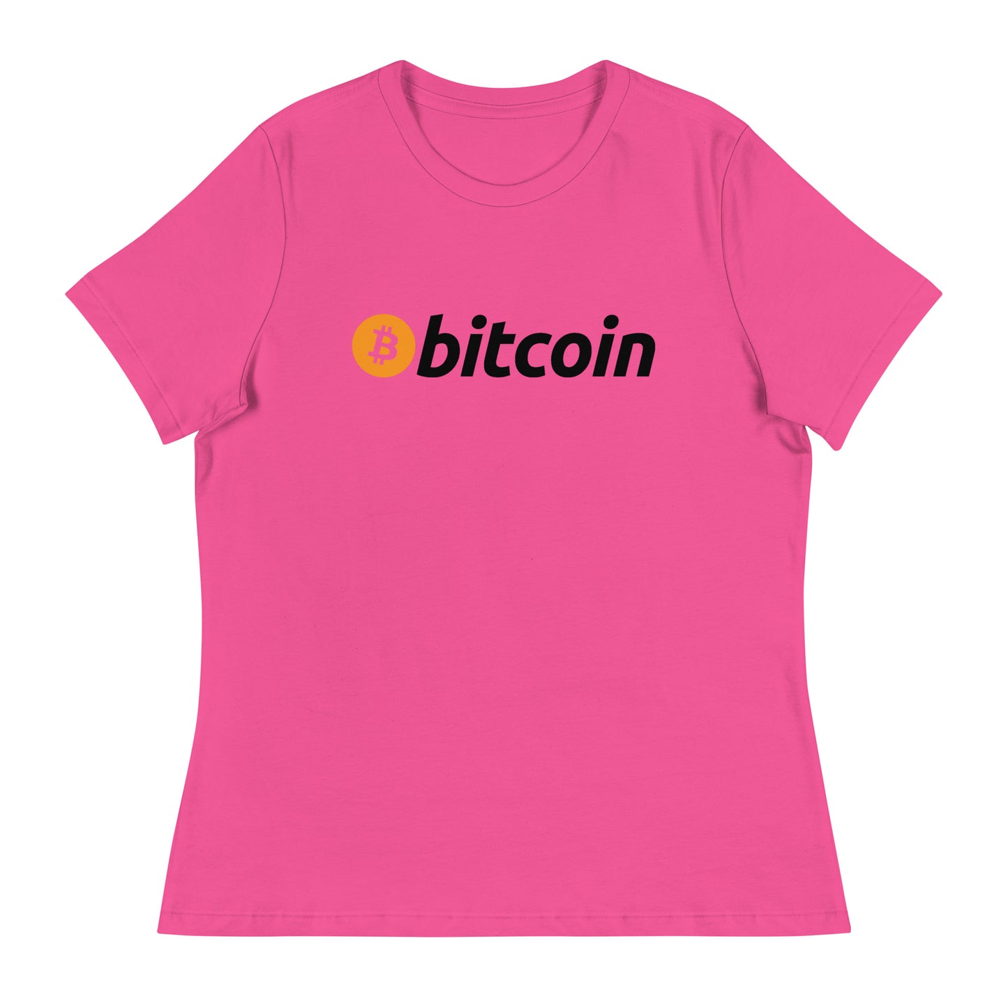 Women’s Bitcoin Logo fitted t-shirt