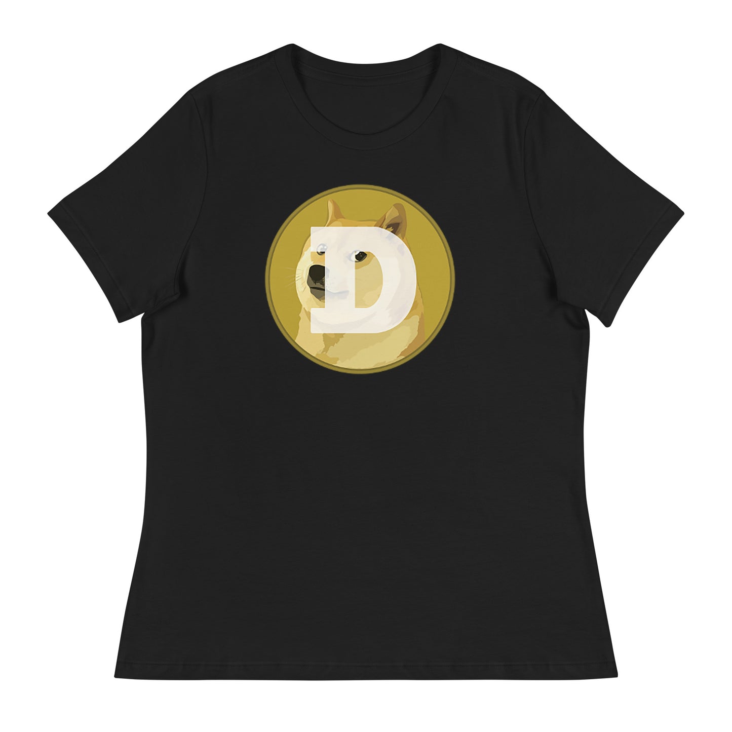 Women’s Dogecoin fitted t-shirt