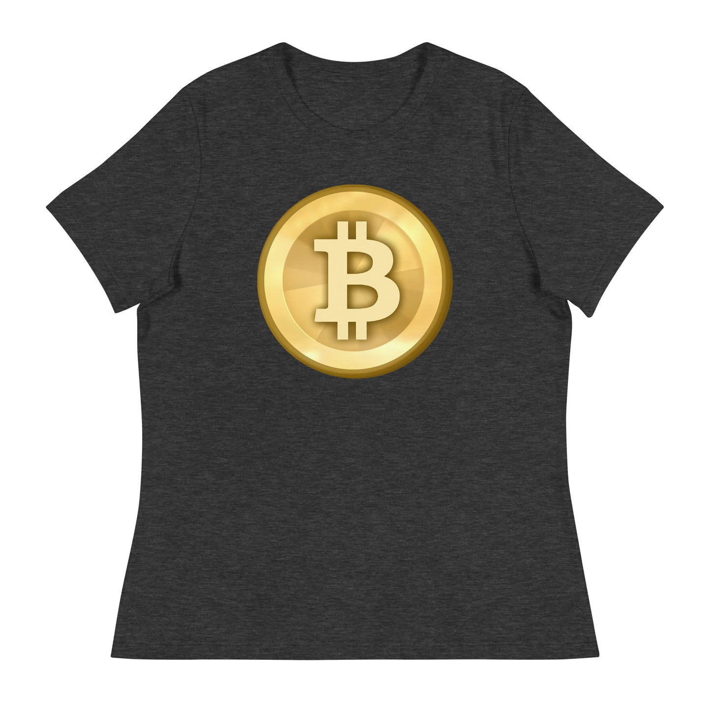 Women’s Bitcoin Logo fitted t-shirt