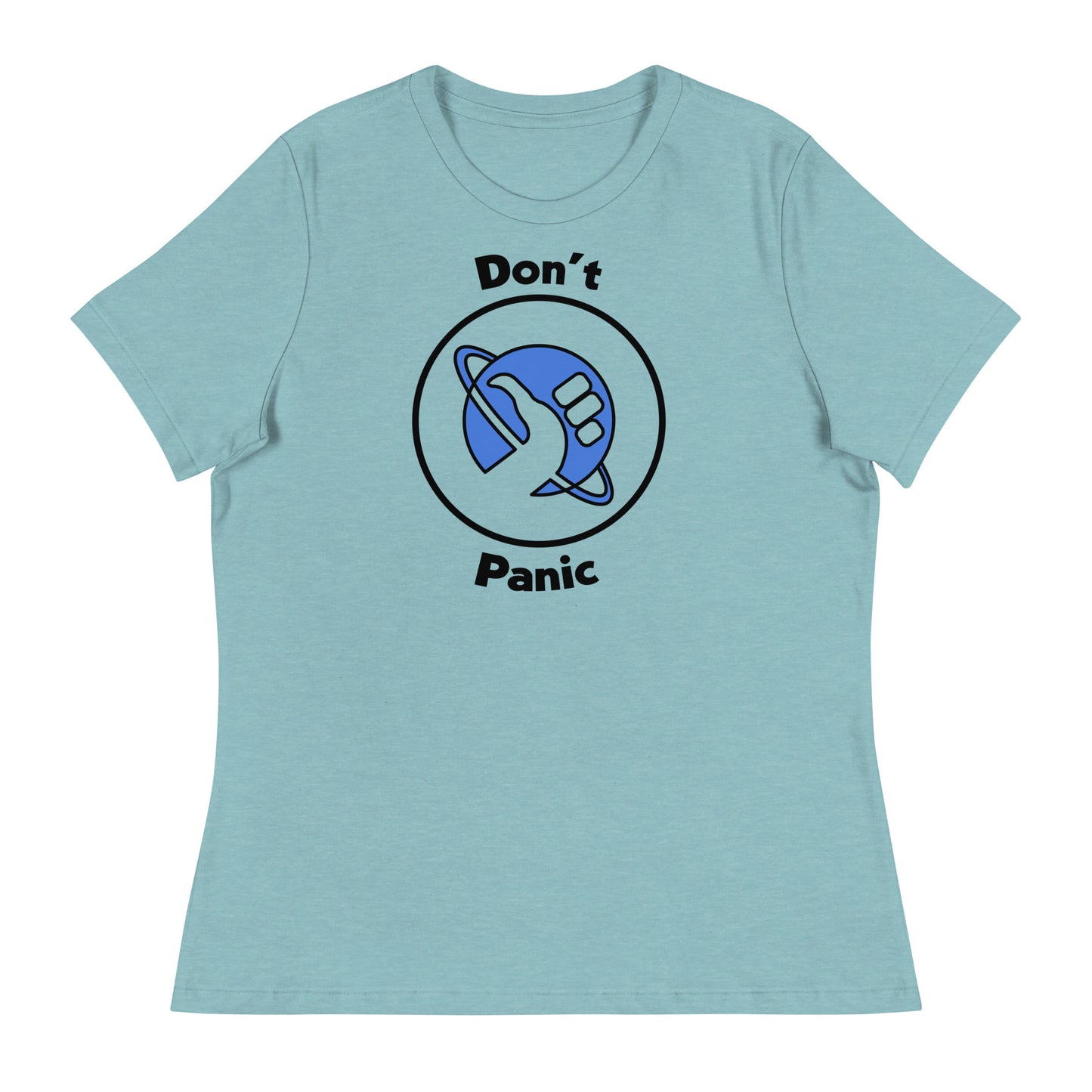 Women’s Don't Panic fitted t-shirt