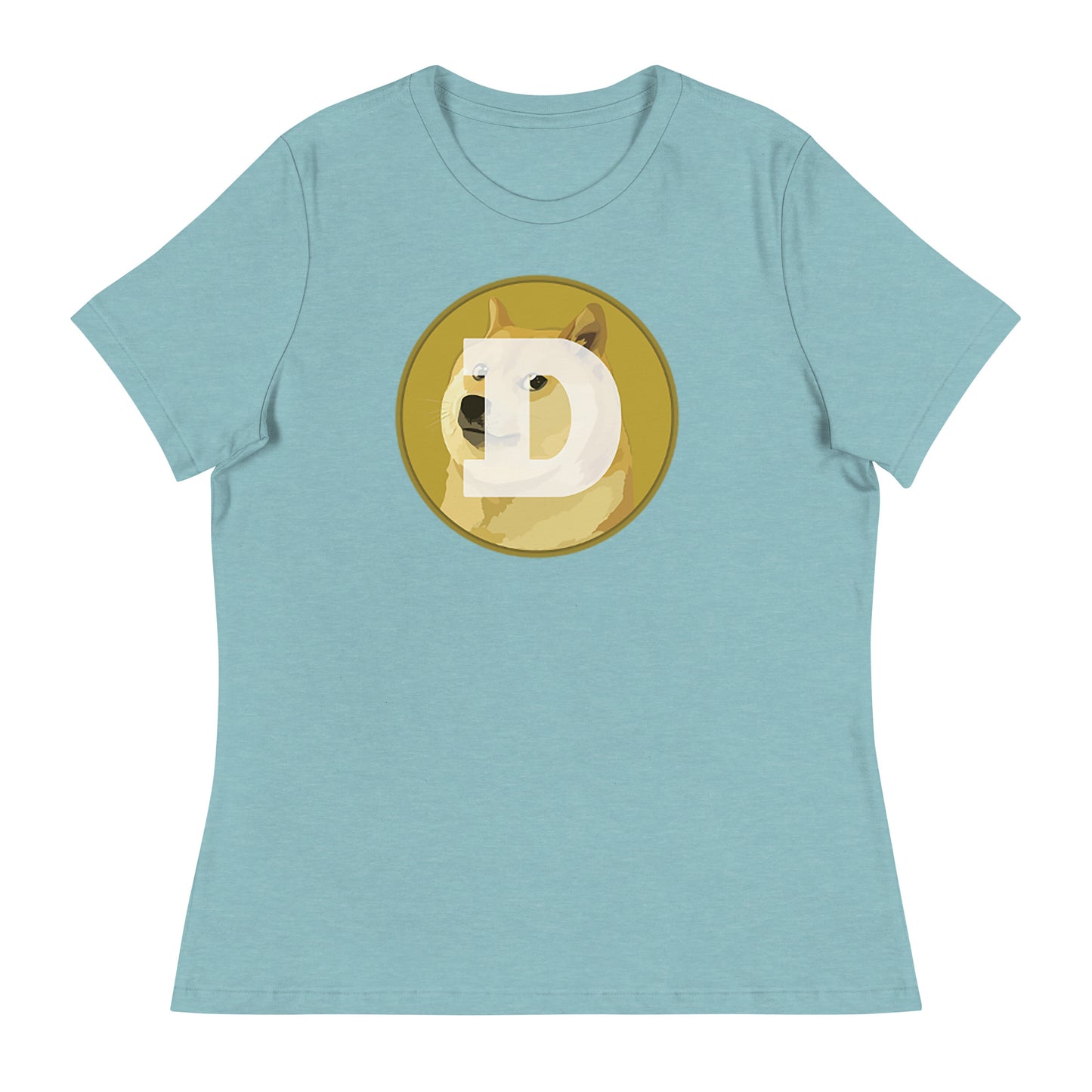 Women’s Dogecoin fitted t-shirt