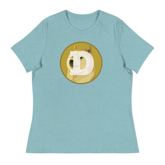 Women’s Dogecoin fitted t-shirt