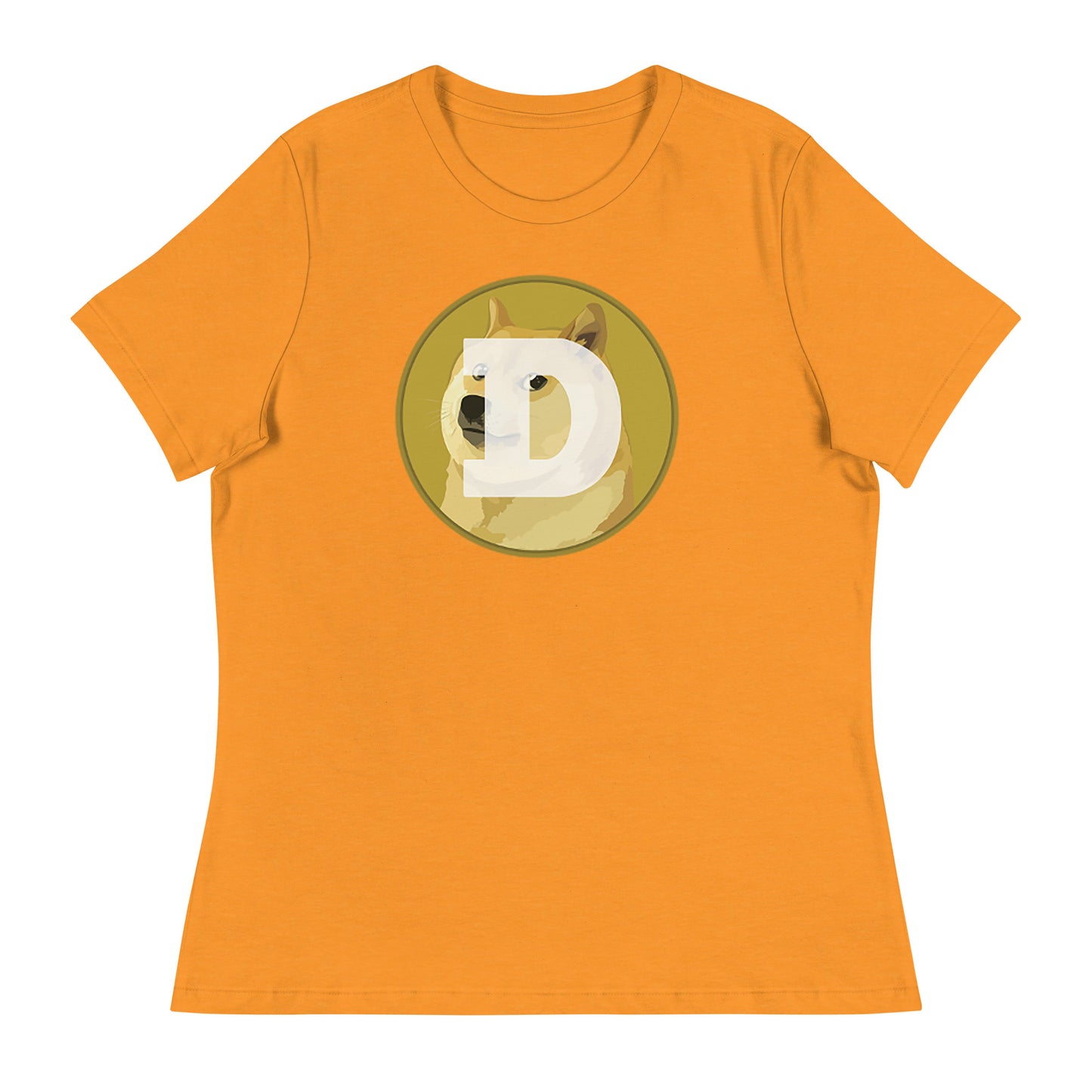 Women’s Dogecoin fitted t-shirt