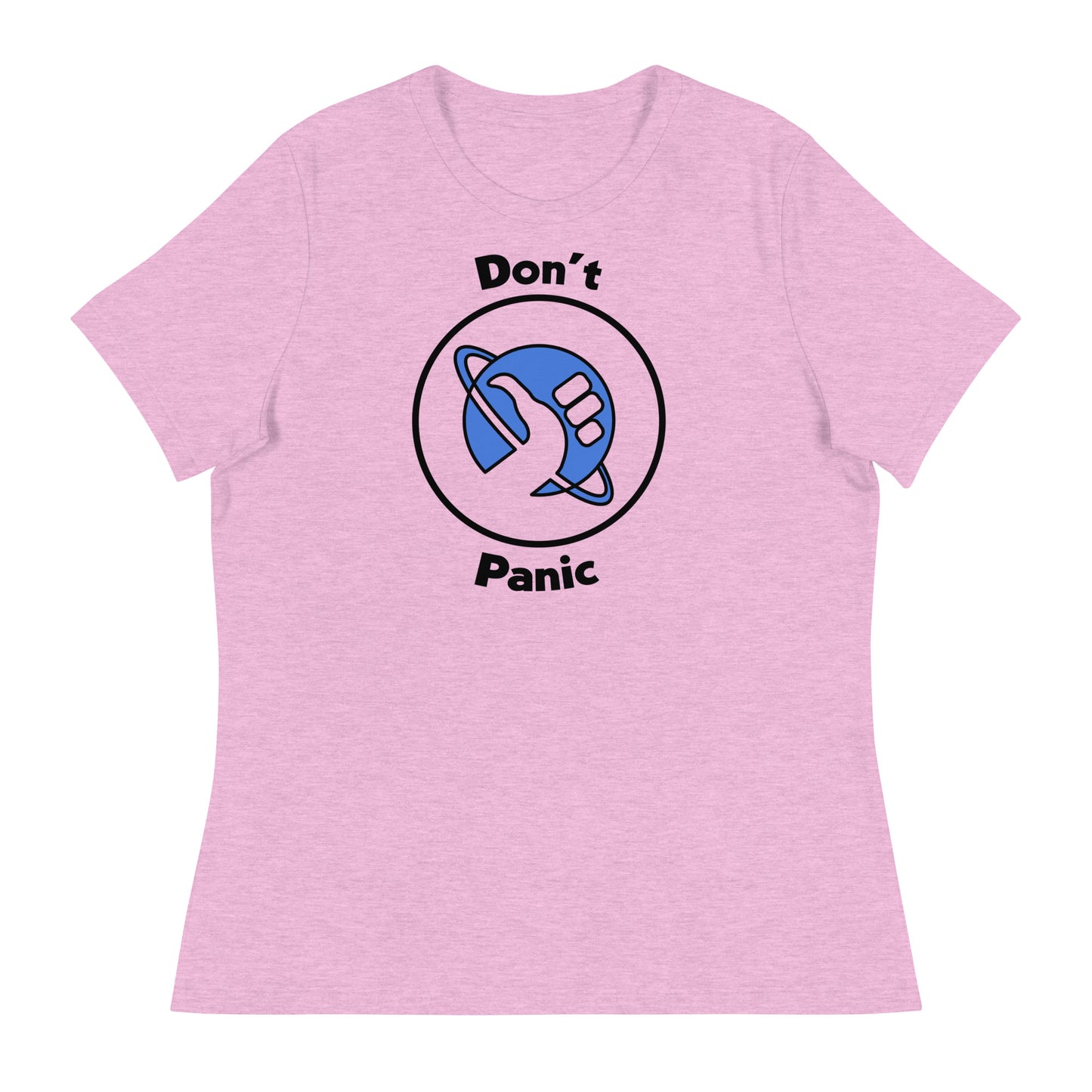 Women’s Don't Panic fitted t-shirt