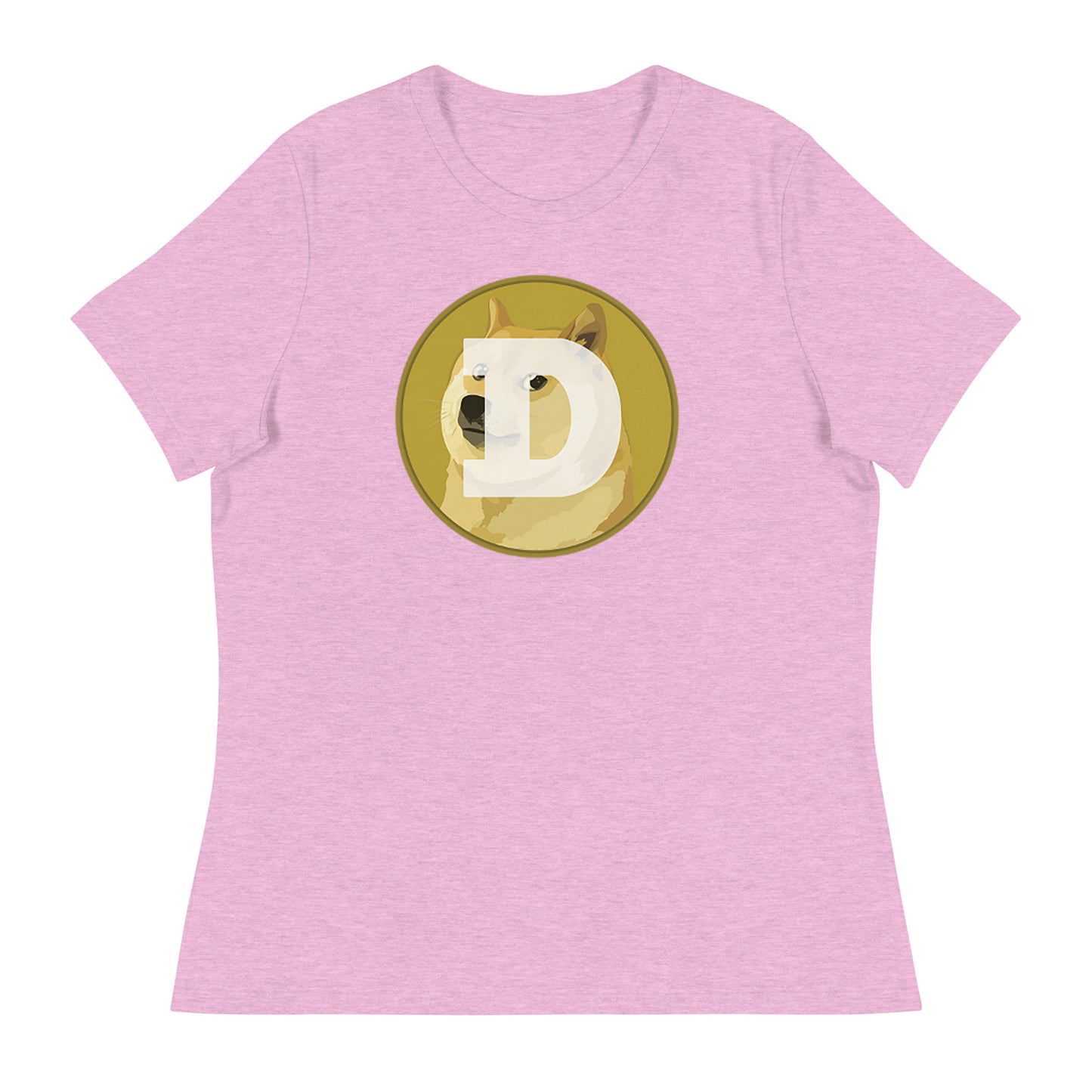 Women’s Dogecoin fitted t-shirt