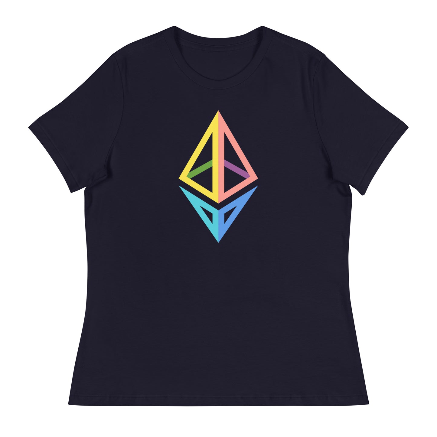 Women’s Ethereum fitted t-shirt