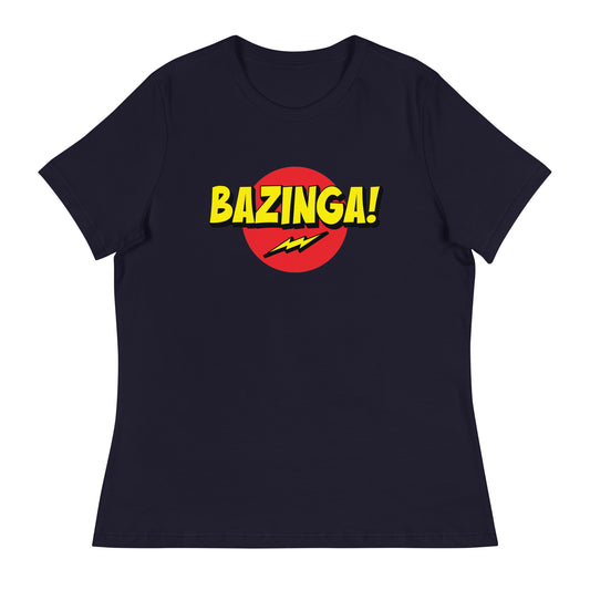 Women’s Bazinga! classic tee fitted t-shirt