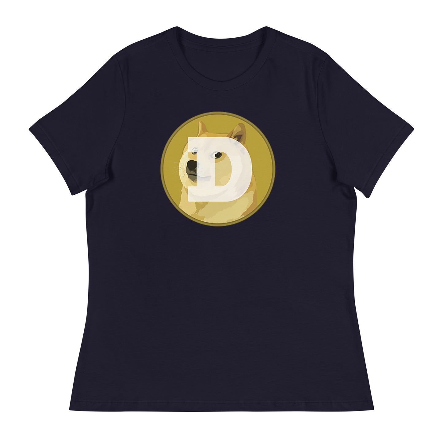 Women’s Dogecoin fitted t-shirt