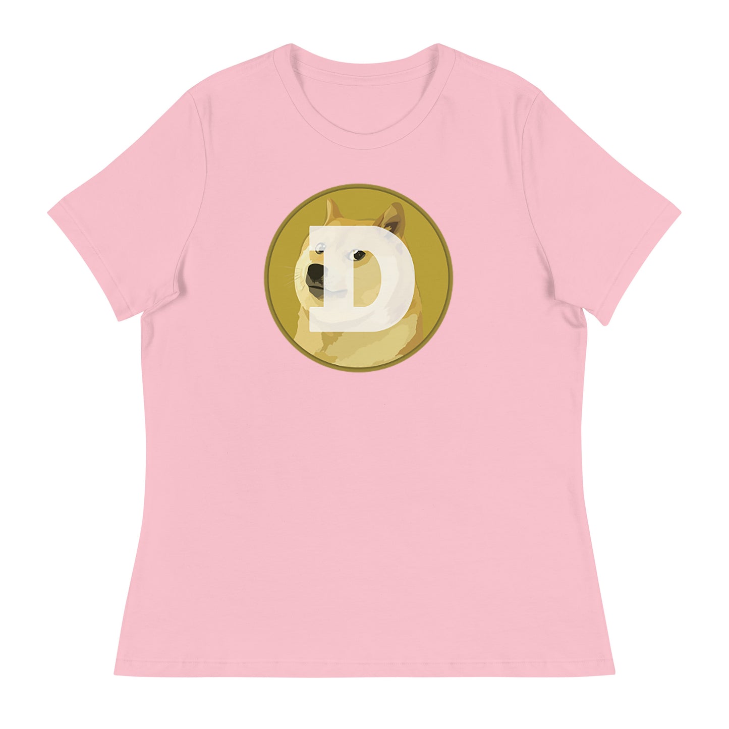 Women’s Dogecoin fitted t-shirt