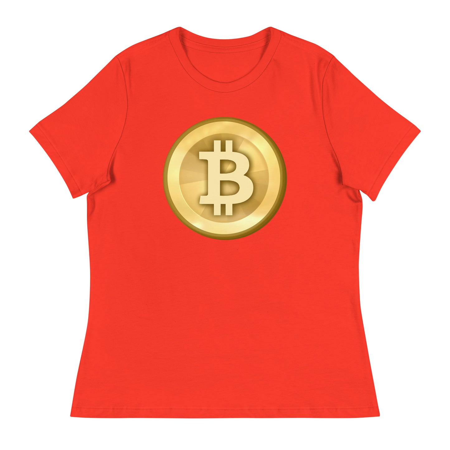 Women’s Bitcoin Logo fitted t-shirt