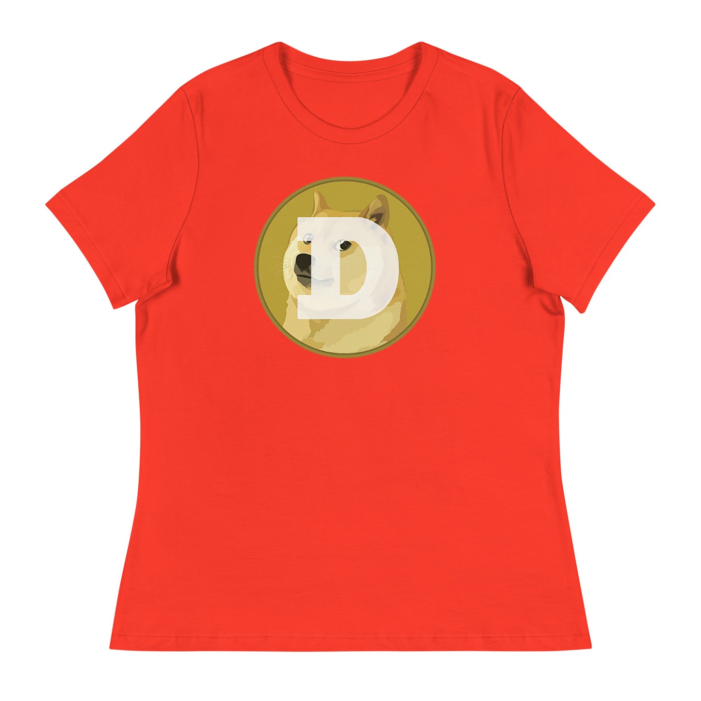 Women’s Dogecoin fitted t-shirt