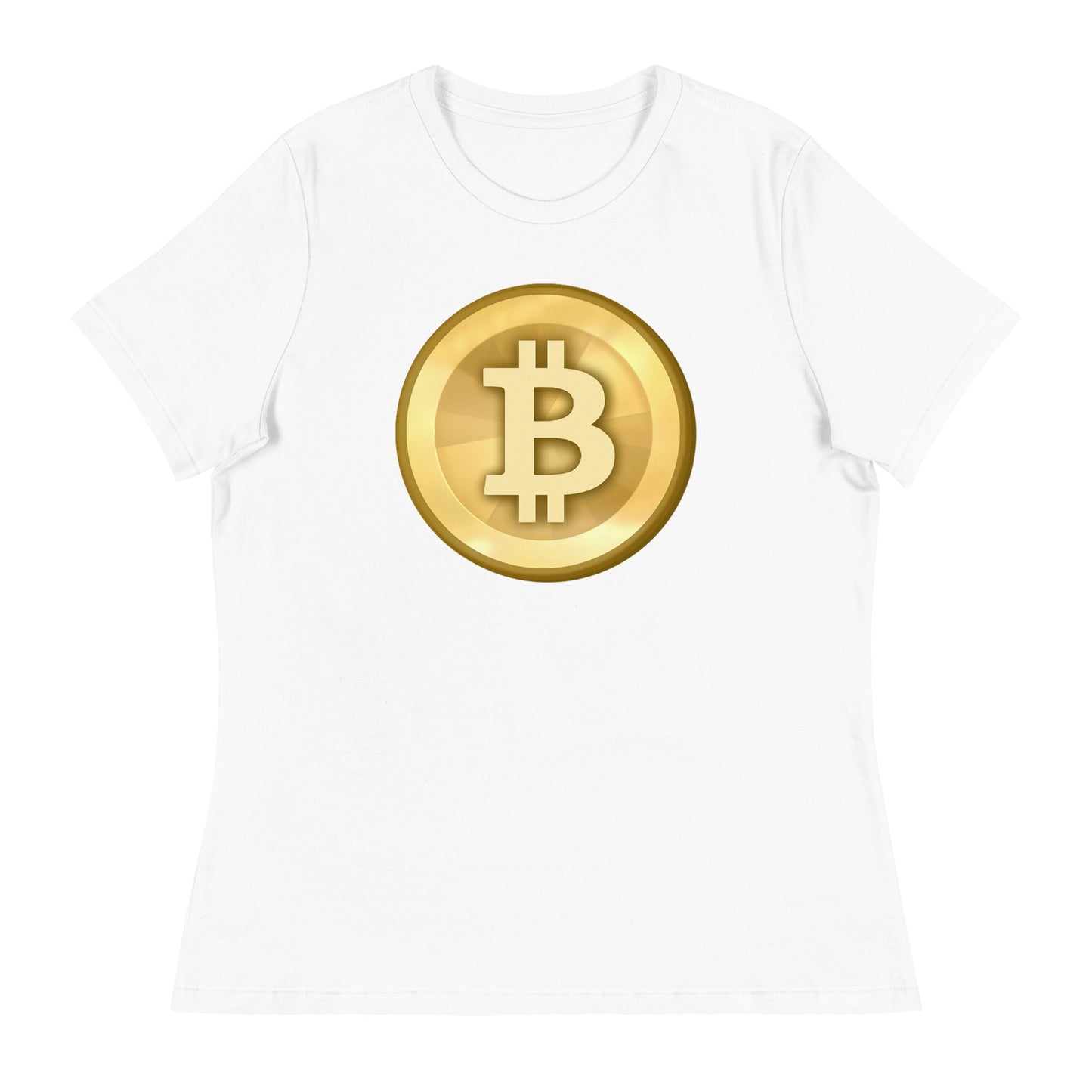 Women’s Bitcoin Logo fitted t-shirt