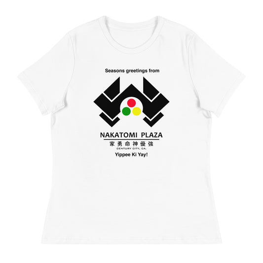 Women’s Nakatomi Plaza  fitted t-shirt