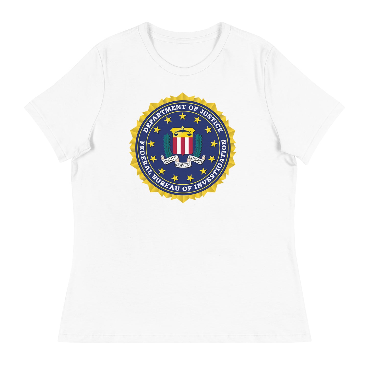 Women’s FBI fitted t-shirt