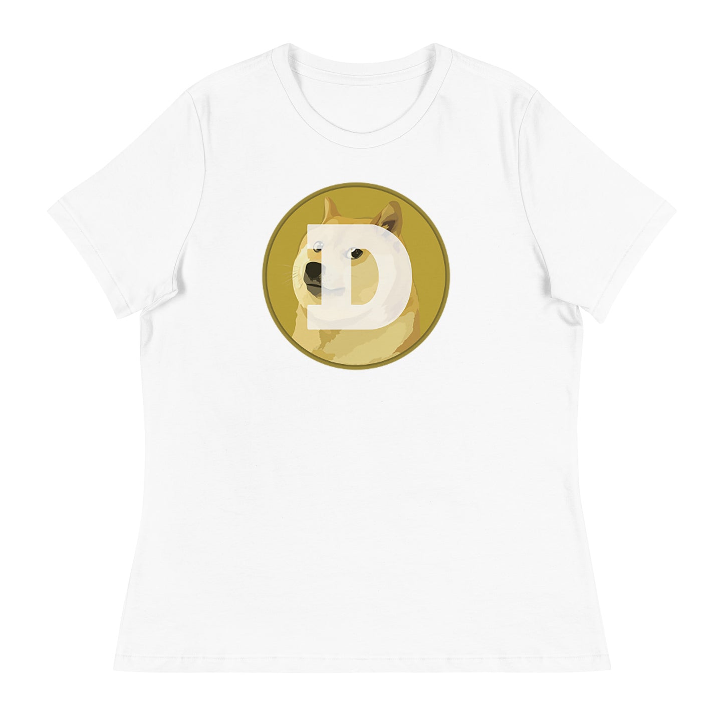 Women’s Dogecoin fitted t-shirt