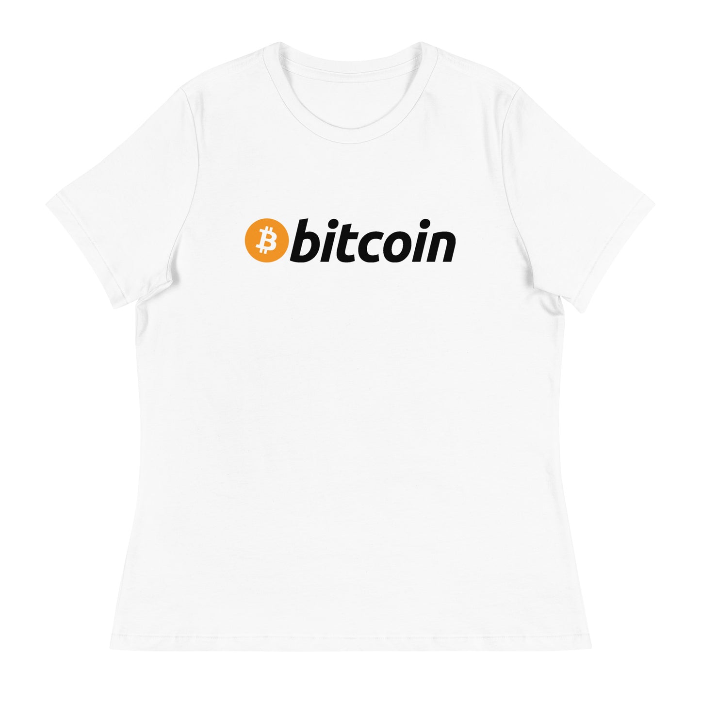 Women’s Bitcoin Logo fitted t-shirt