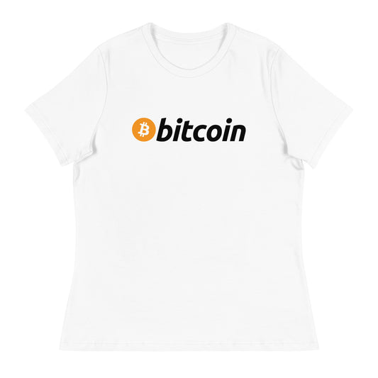 Women’s Bitcoin Logo fitted t-shirt