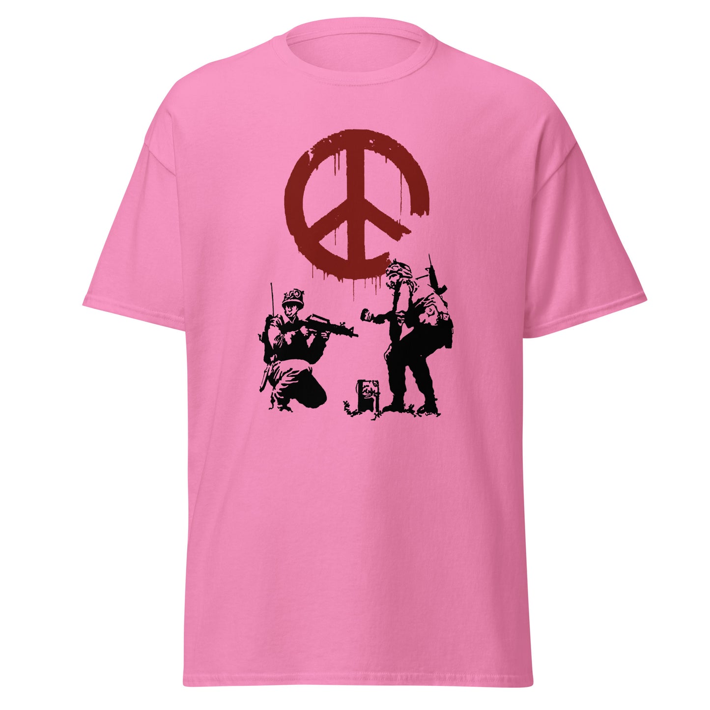 Banksy peace soldiers classic tee