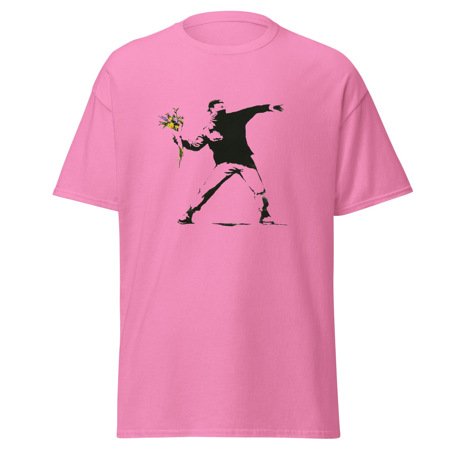 Banksy Flower Thrower klassisches T-Shirt