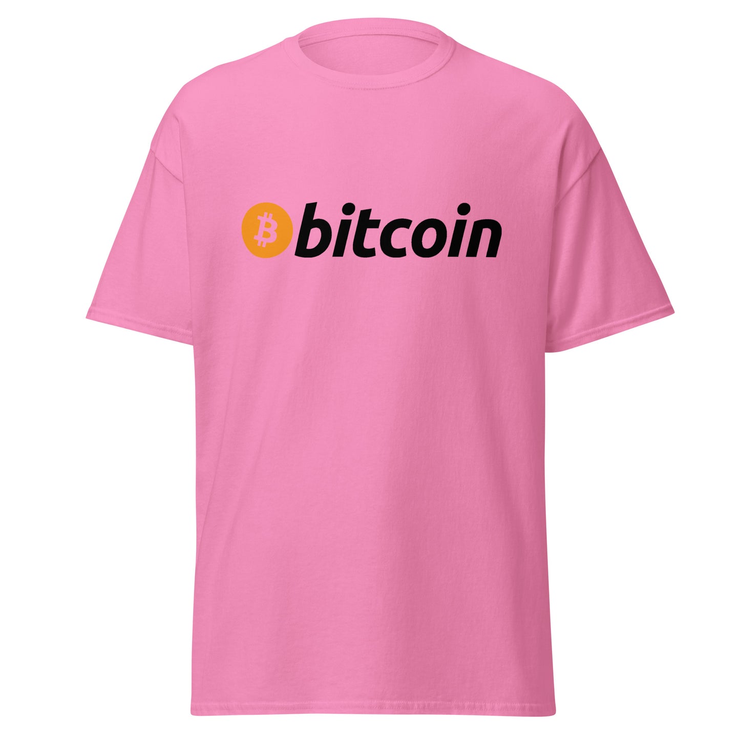 Klassisches T-Shirt mit Bitcoin-Logo