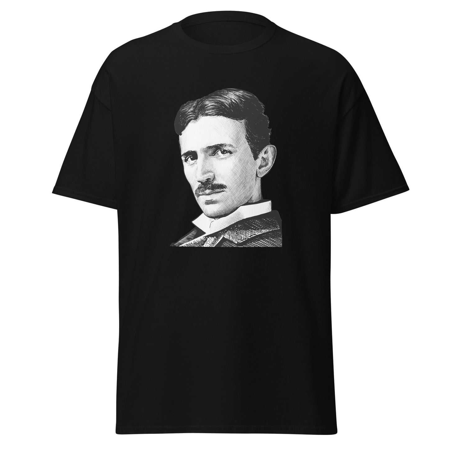 Klassisches T-Shirt von Nikola Tesla