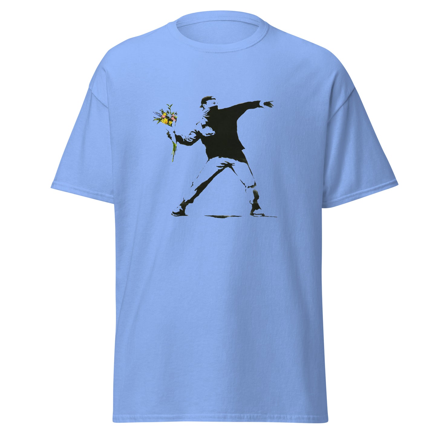 Banksy flower thrower classic tee