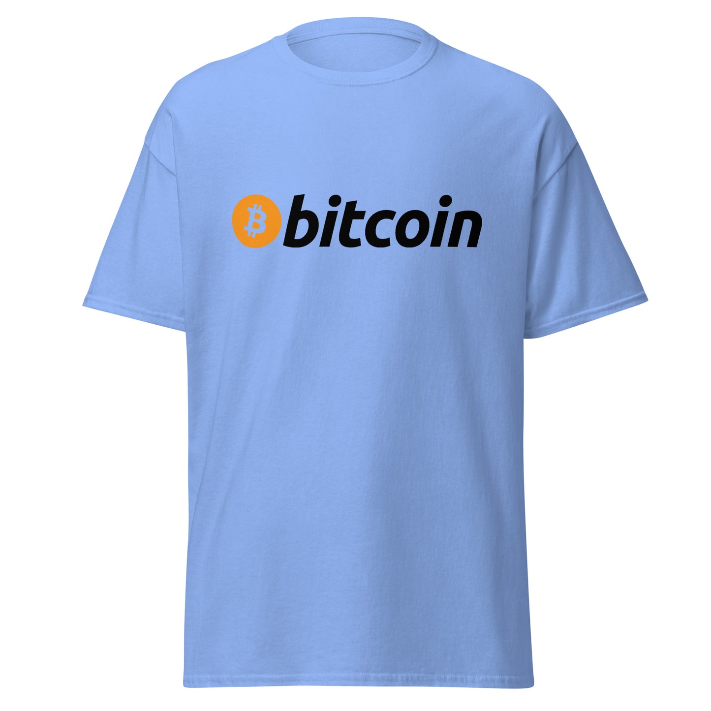 Klassisches T-Shirt mit Bitcoin-Logo