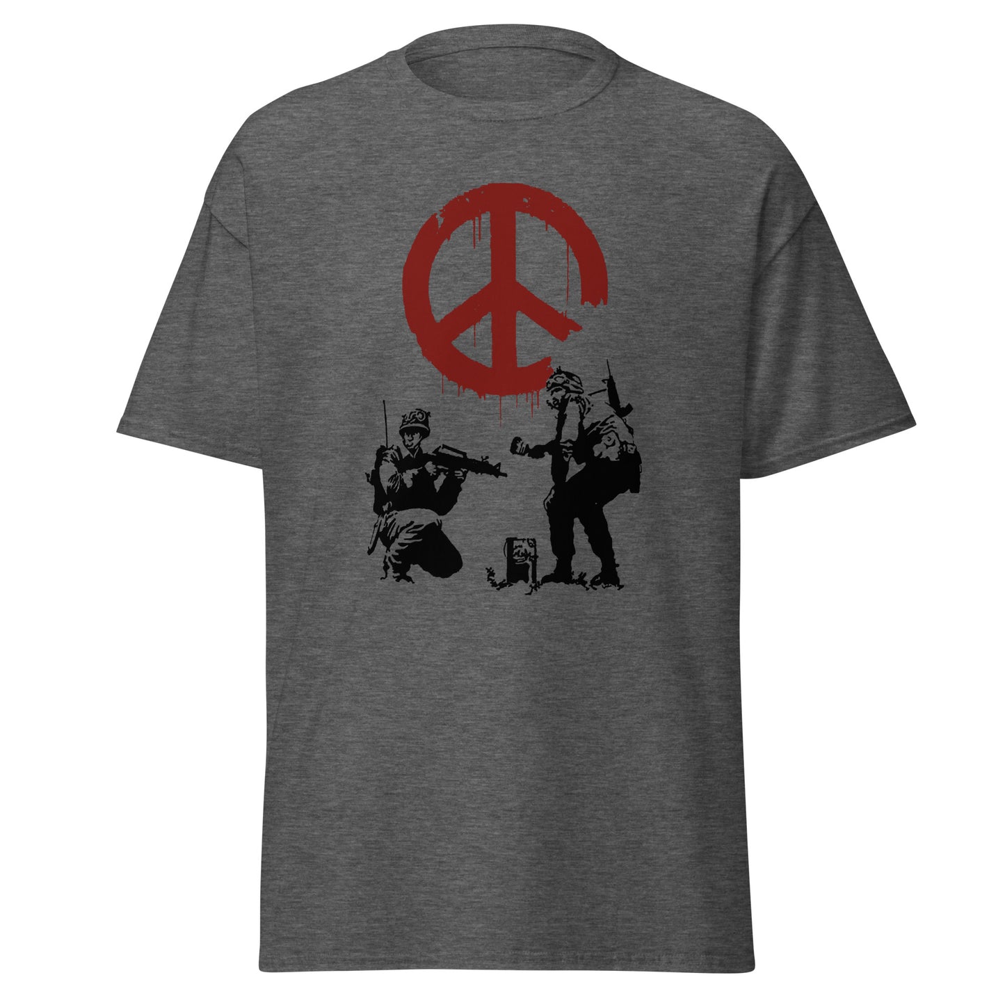 Banksy peace soldiers classic tee