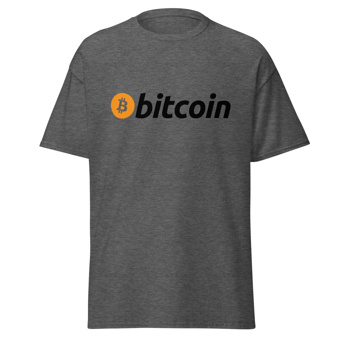 Klassisches T-Shirt mit Bitcoin-Logo