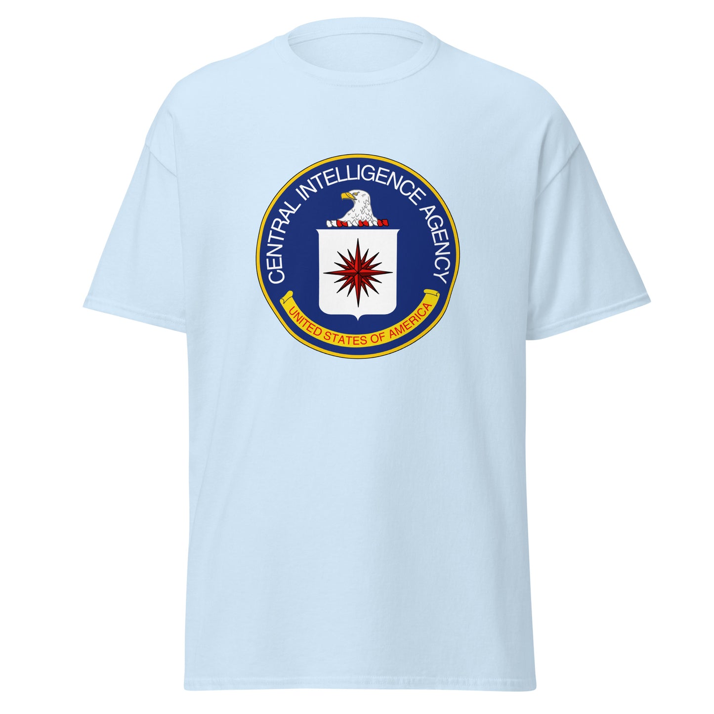 Klassisches T-Shirt mit CIA-Siegel