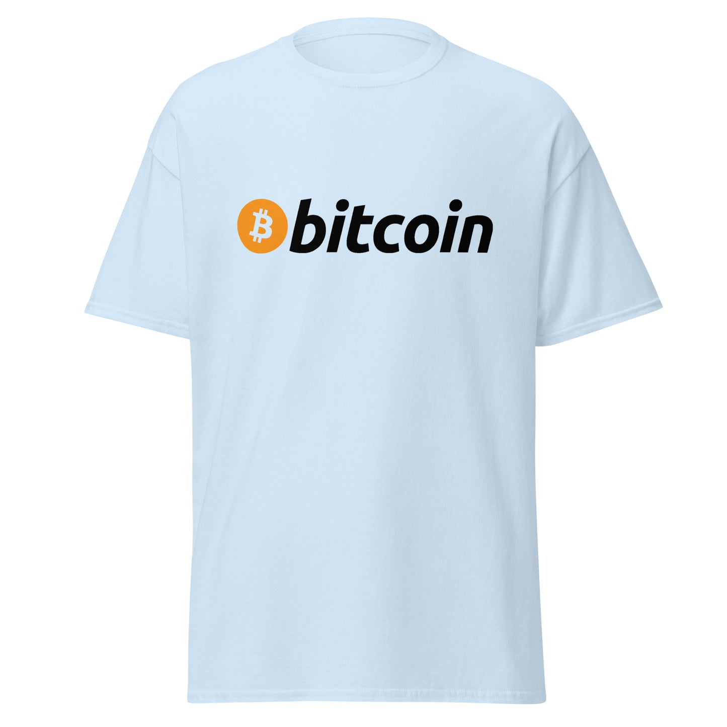 Klassisches T-Shirt mit Bitcoin-Logo