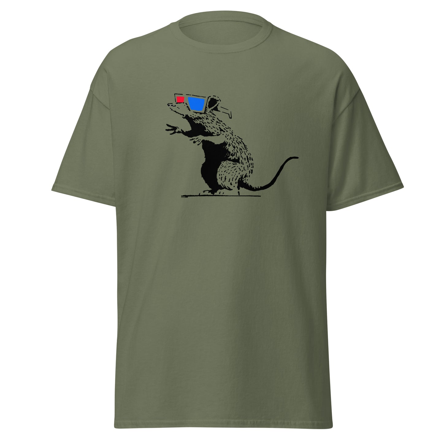 Banksy 3D rat classic tee