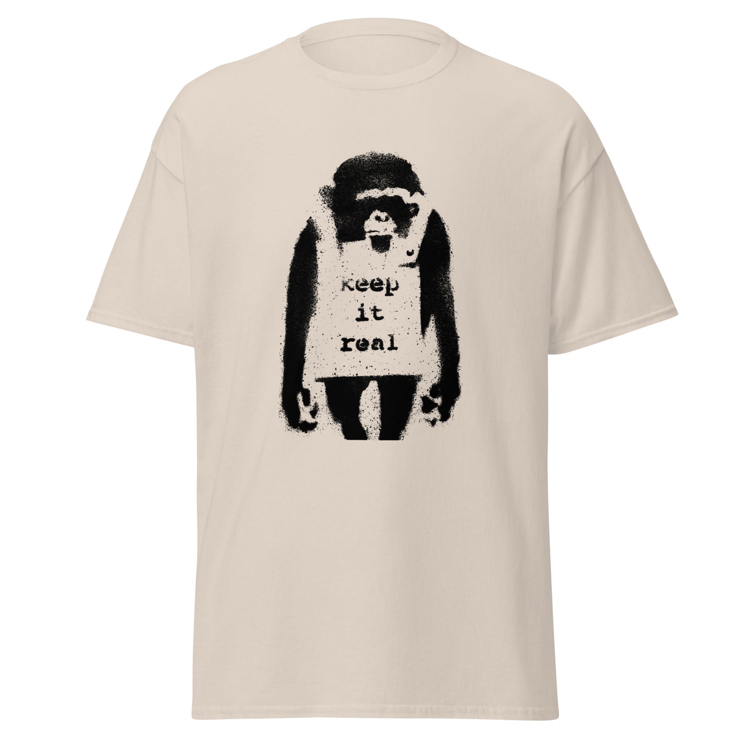 Banksy keep it real classic tee