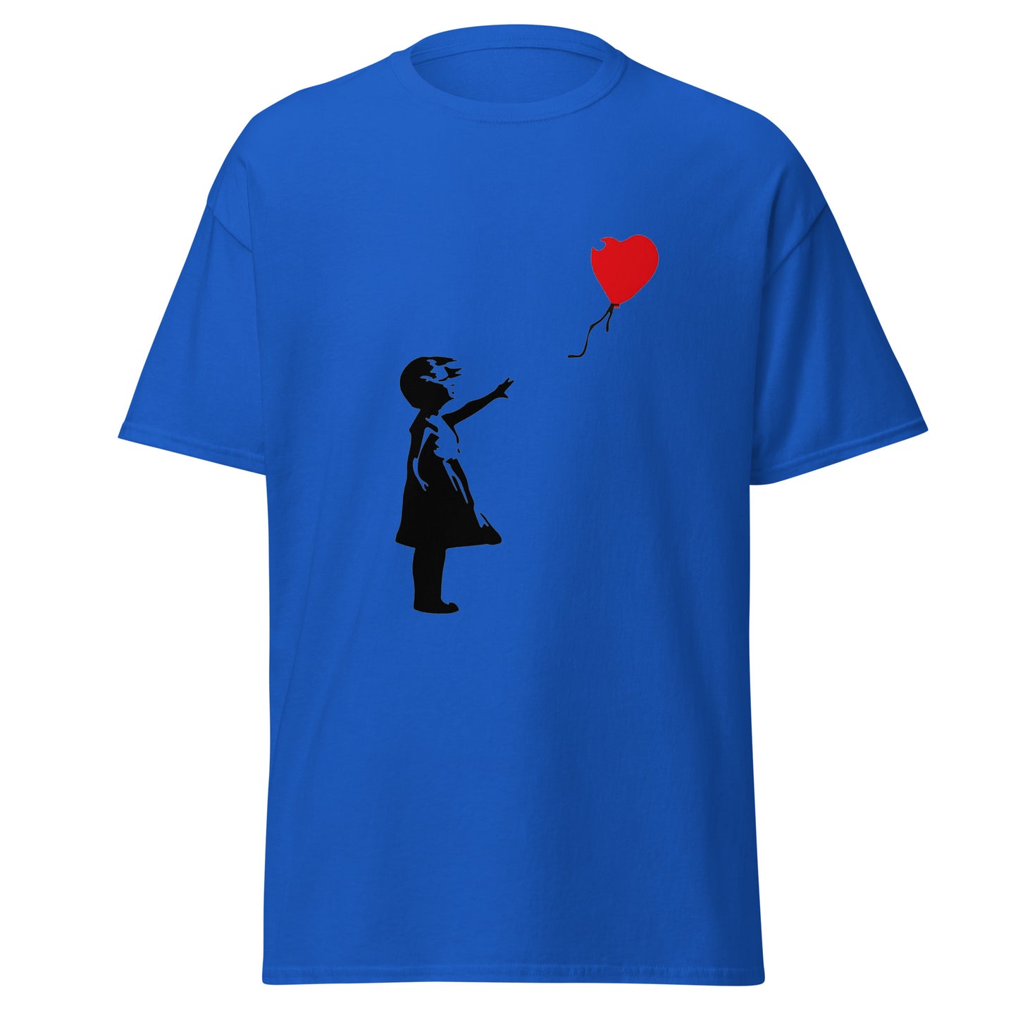 Banksy girl with heart balloon classic tee