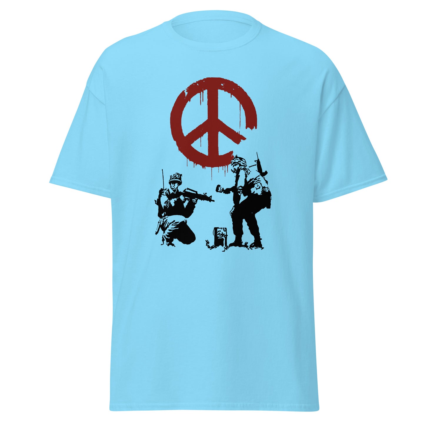 Banksy peace soldiers classic tee