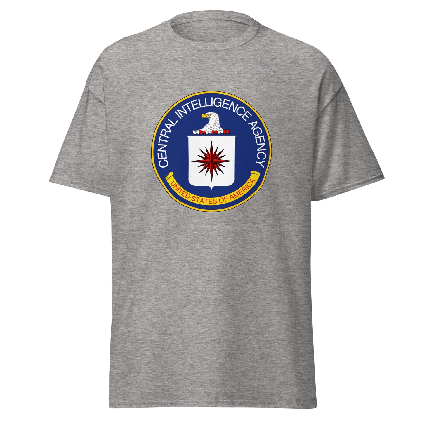 Klassisches T-Shirt mit CIA-Siegel