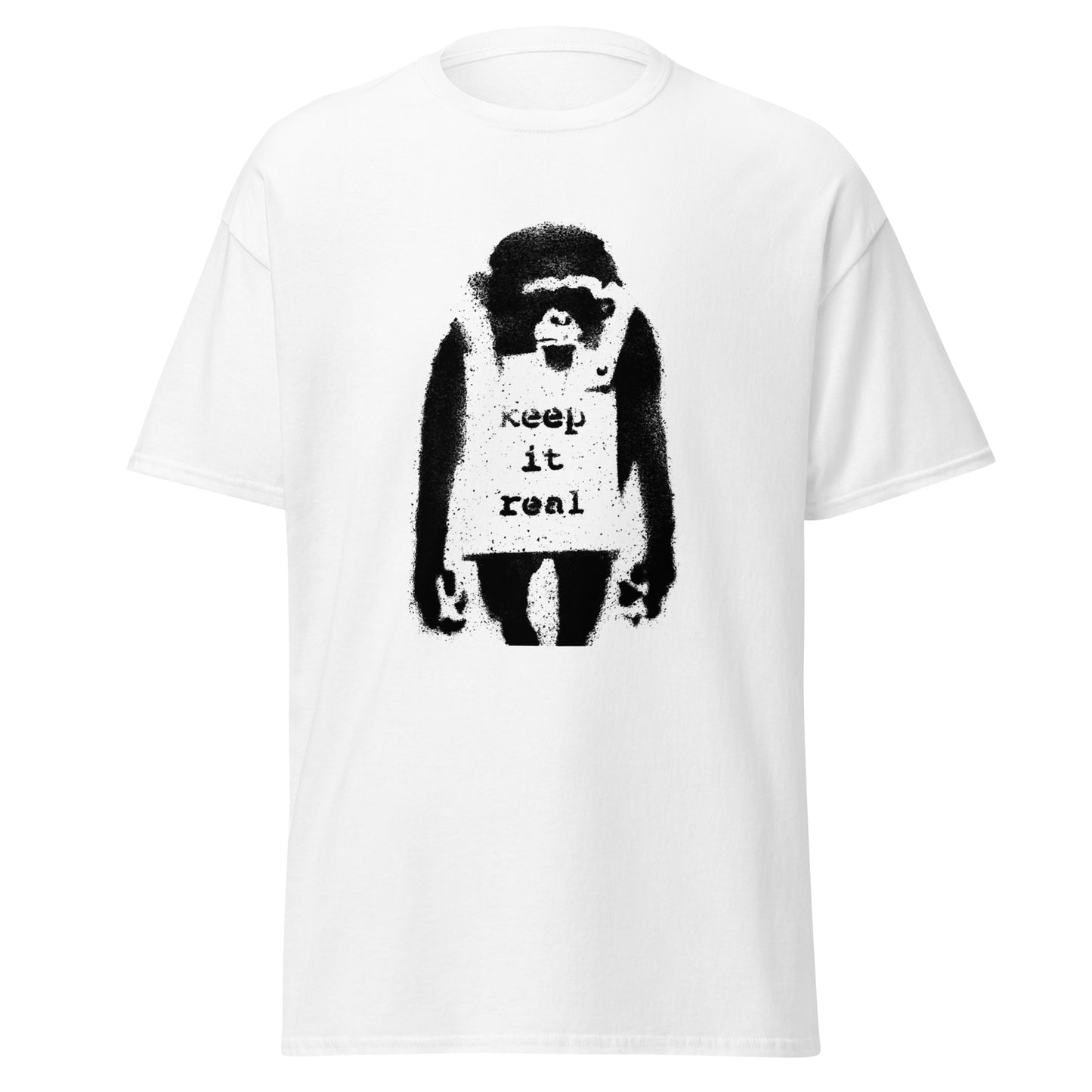 Banksy keep it real classic tee