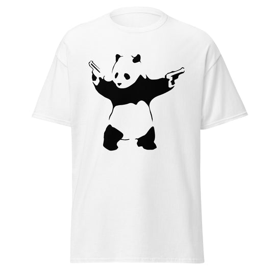 Banksy pistol panda classic tee