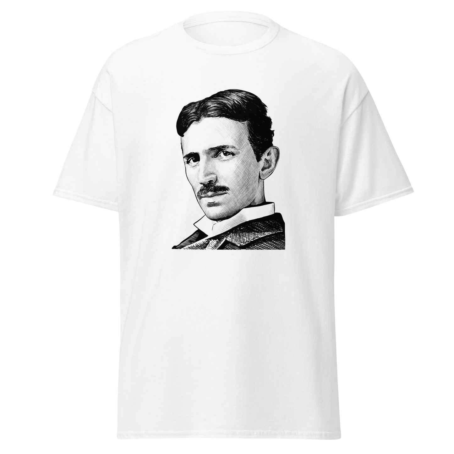 Klassisches T-Shirt von Nikola Tesla