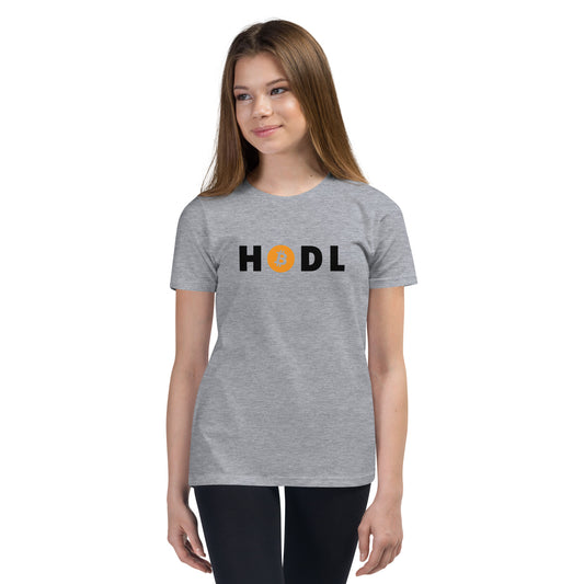 HODL Bitcoin Kurzarm-T-Shirt für Kinder