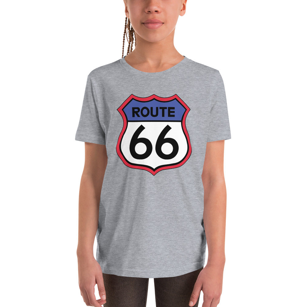 Route 66 Kurzarm-T-Shirt für Kinder