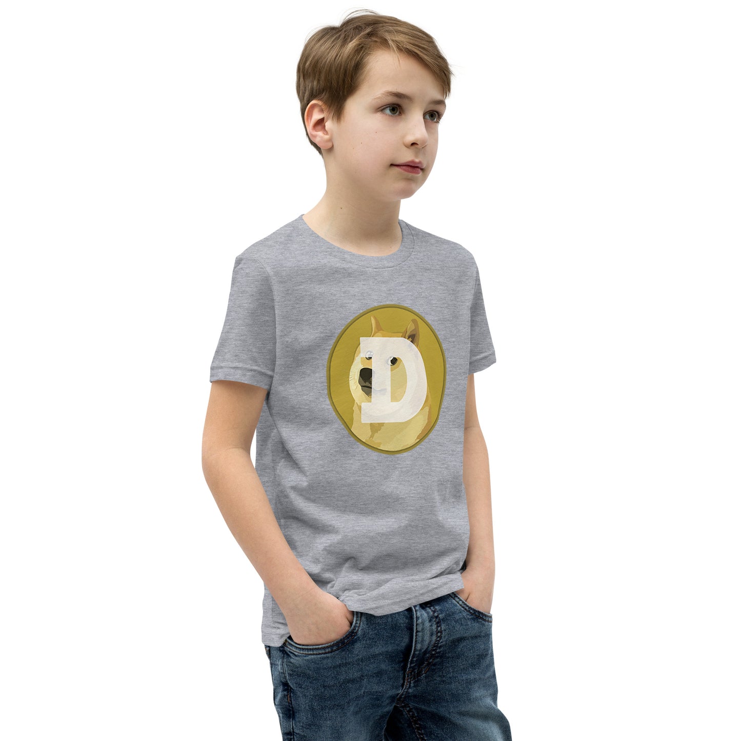 Kids Dogecoin Short Sleeve T-Shirt